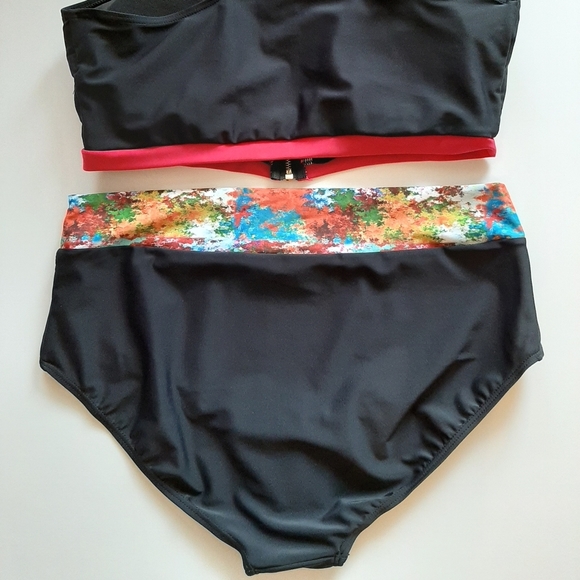 Swimsuits for women plus size high waisted bikini swimwear bathing suits - Picture 7 of 7